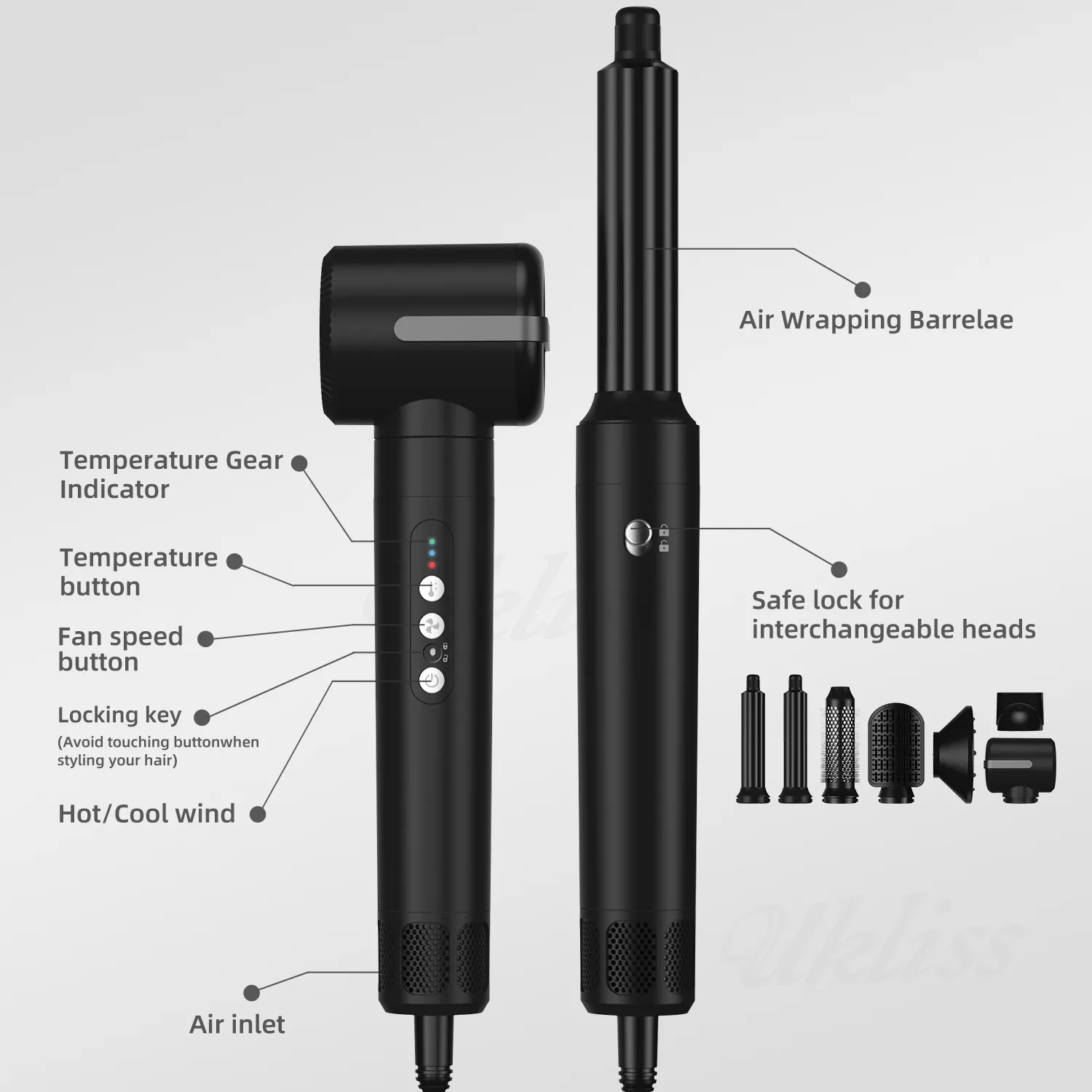 7 In 1 Hot Air Dryer Multifunctional